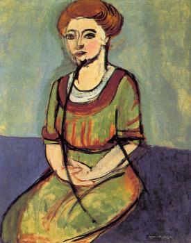Henri Emile Benoit Matisse : portrait of olga merson